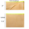 6 Rolls Masking Paper, Pre-Taped Masking Paper for Painting, 30CM X 9M/12'' X 30Ft Tape and Drape Automotive Paint Masking Paper for Car Wall Frame Floor Furniture Protection
